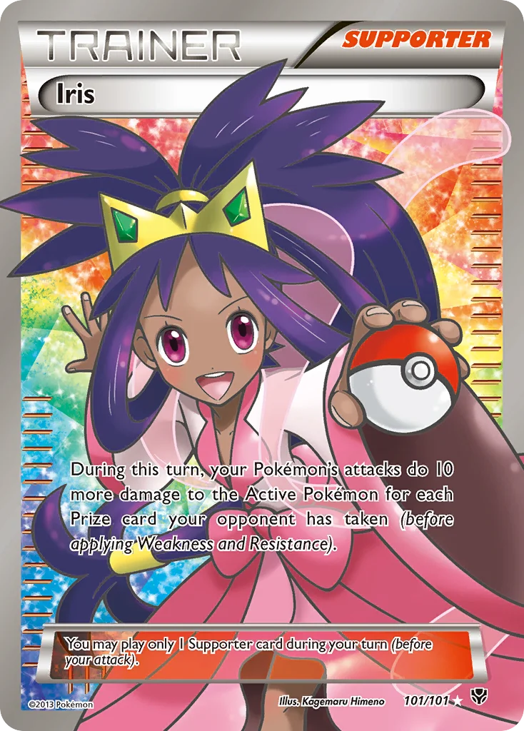 Iris Pokemon card
