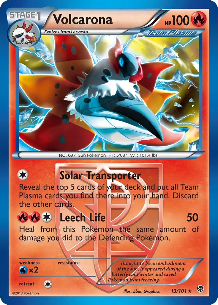 Volcarona Pokemon card
