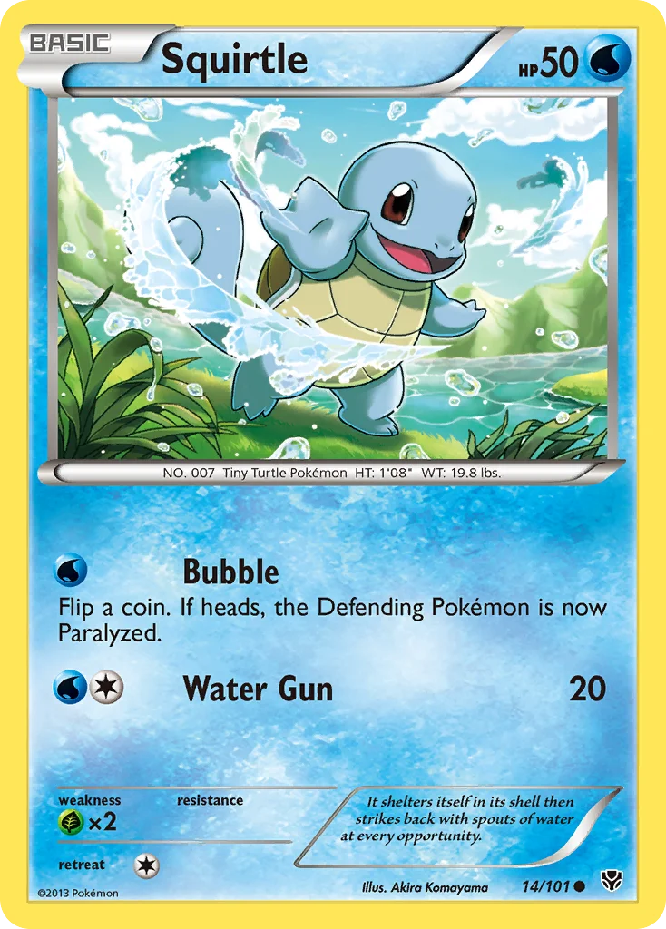Squirtle Pokemon card