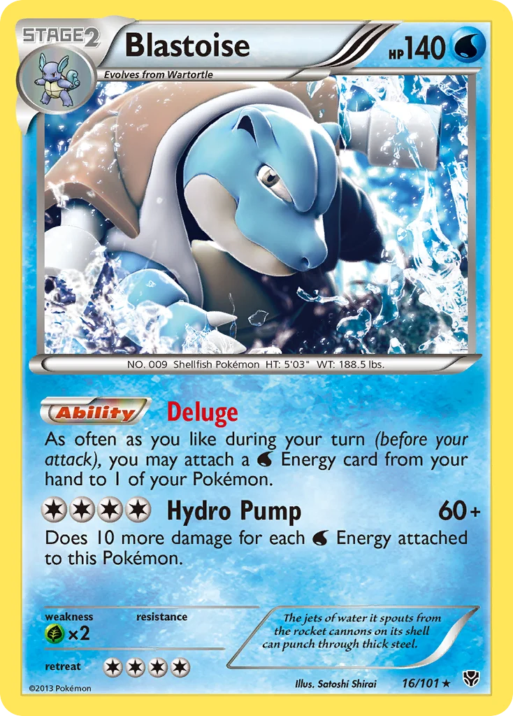 Blastoise Pokemon card
