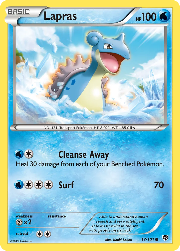 Lapras Pokemon card