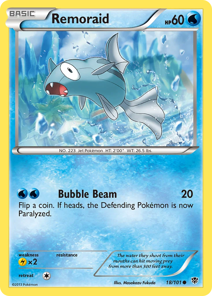 Remoraid Pokemon card