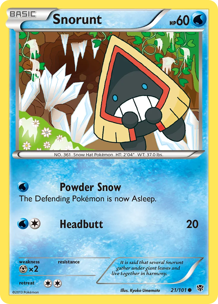 Snorunt Pokemon card