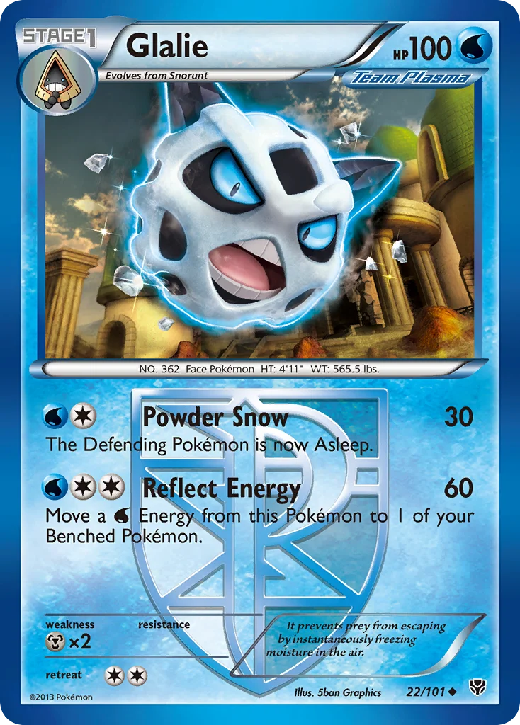 Glalie Pokemon card