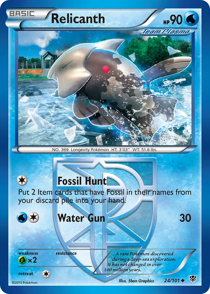 Relicanth Pokemon card