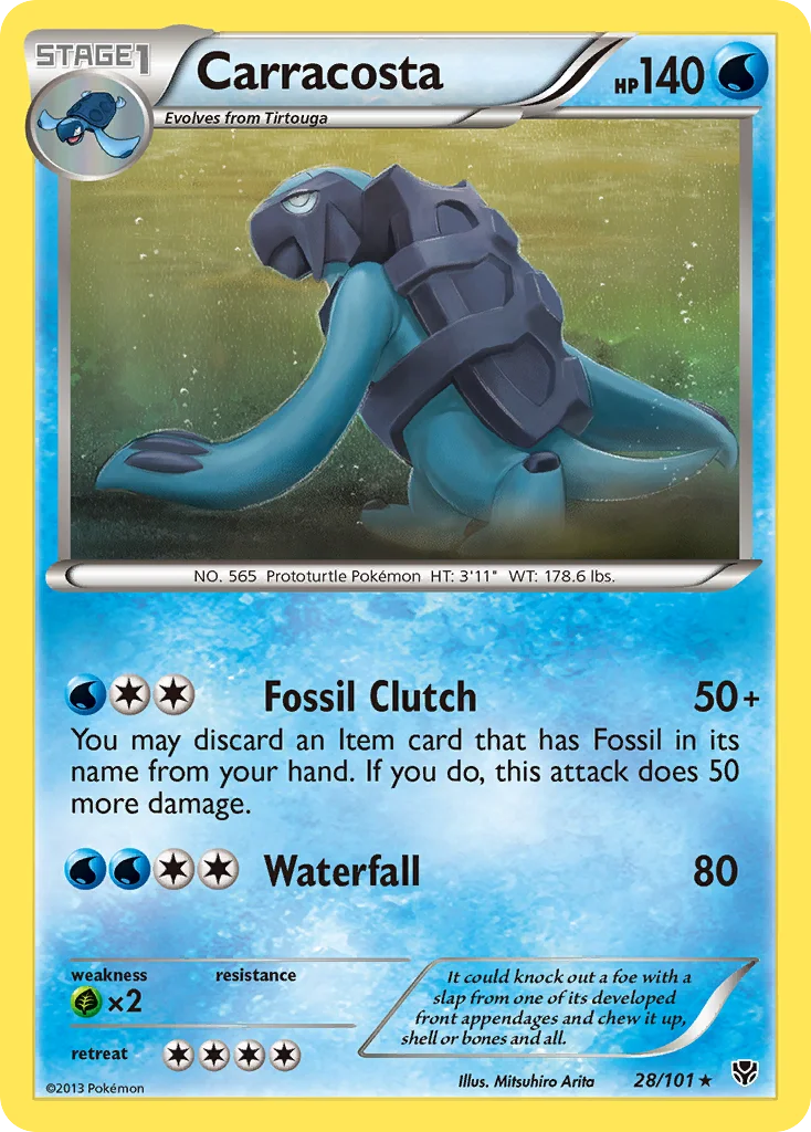 Carracosta Pokemon card