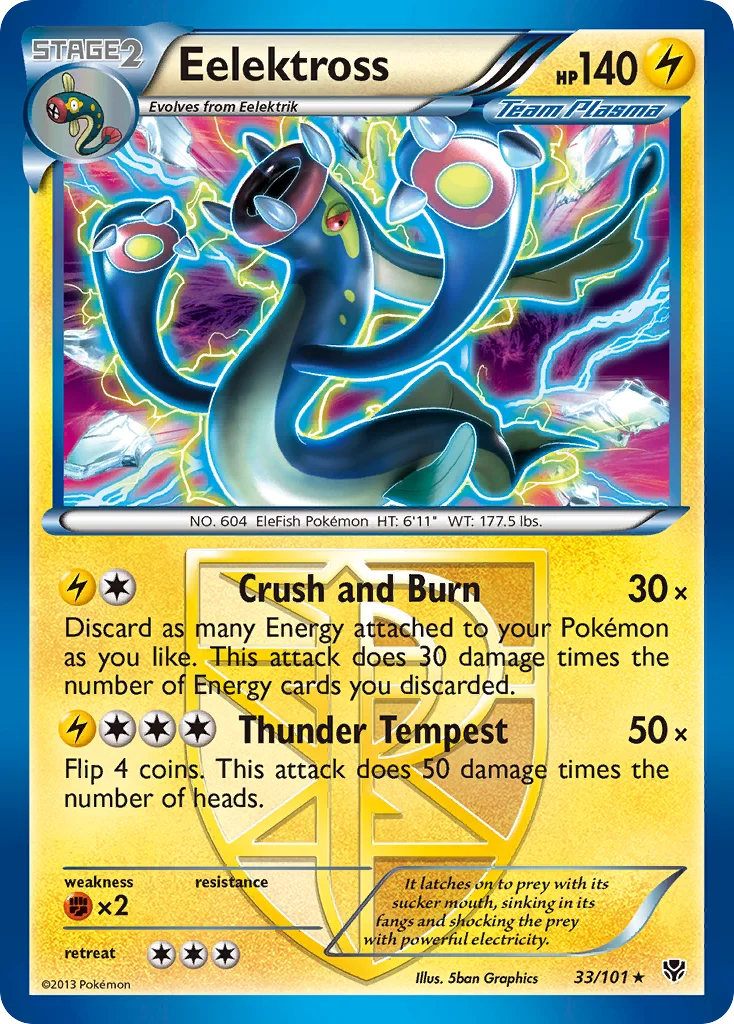 Eelektross Pokemon card