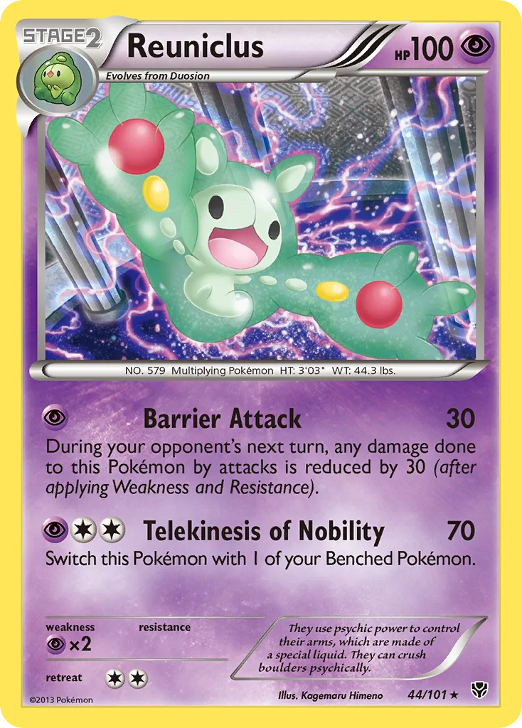 Reuniclus Pokemon card