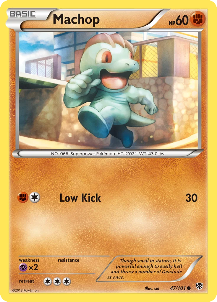 Machop Pokemon card