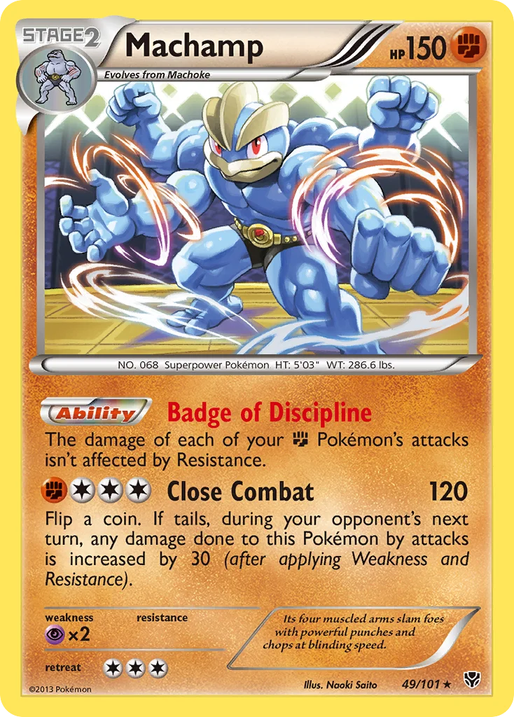 Machamp Pokemon card