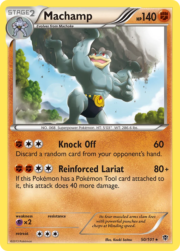 Machamp Pokemon card