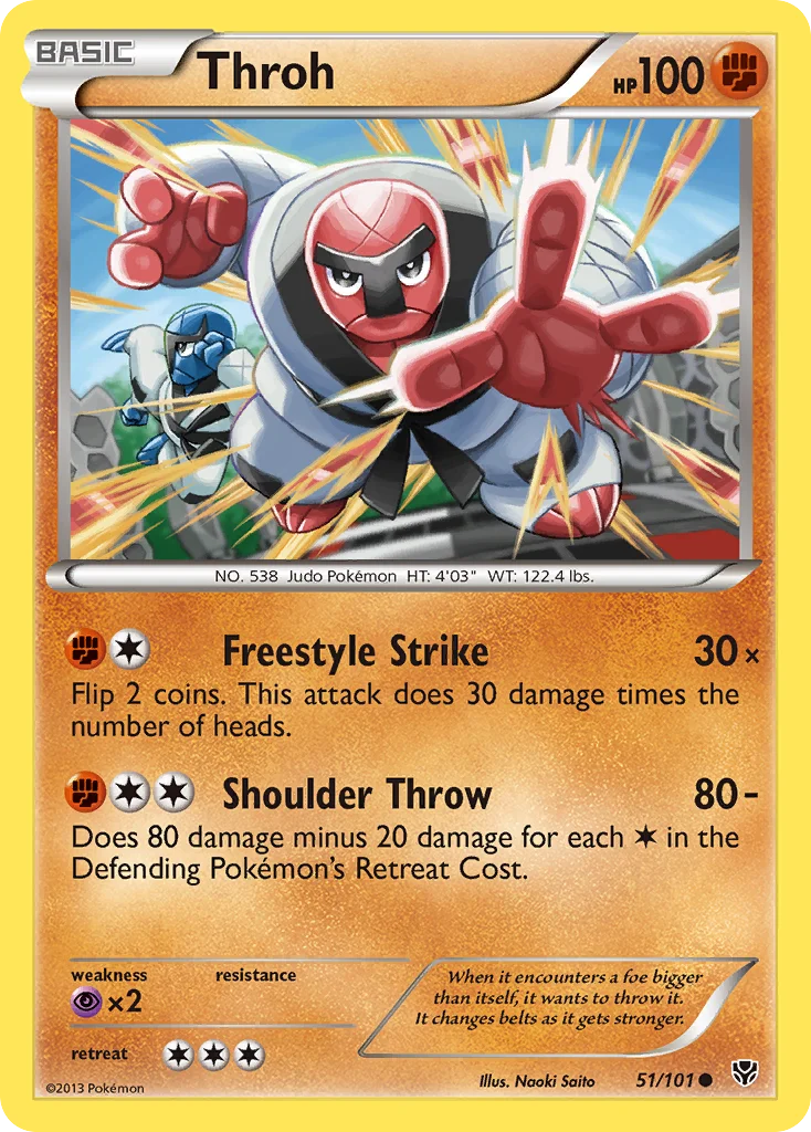 Throh Pokemon card