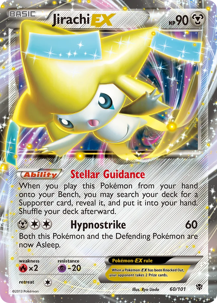 Jirachi-EX Pokemon card