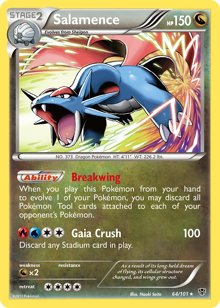 Salamence Pokemon card