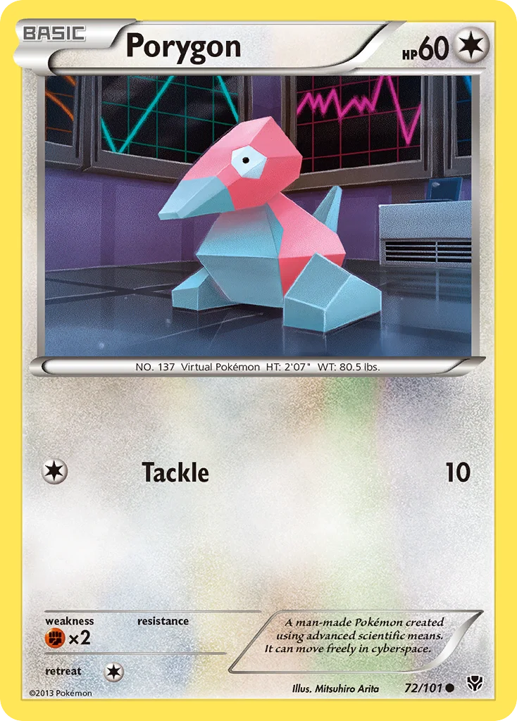 Porygon Pokemon card