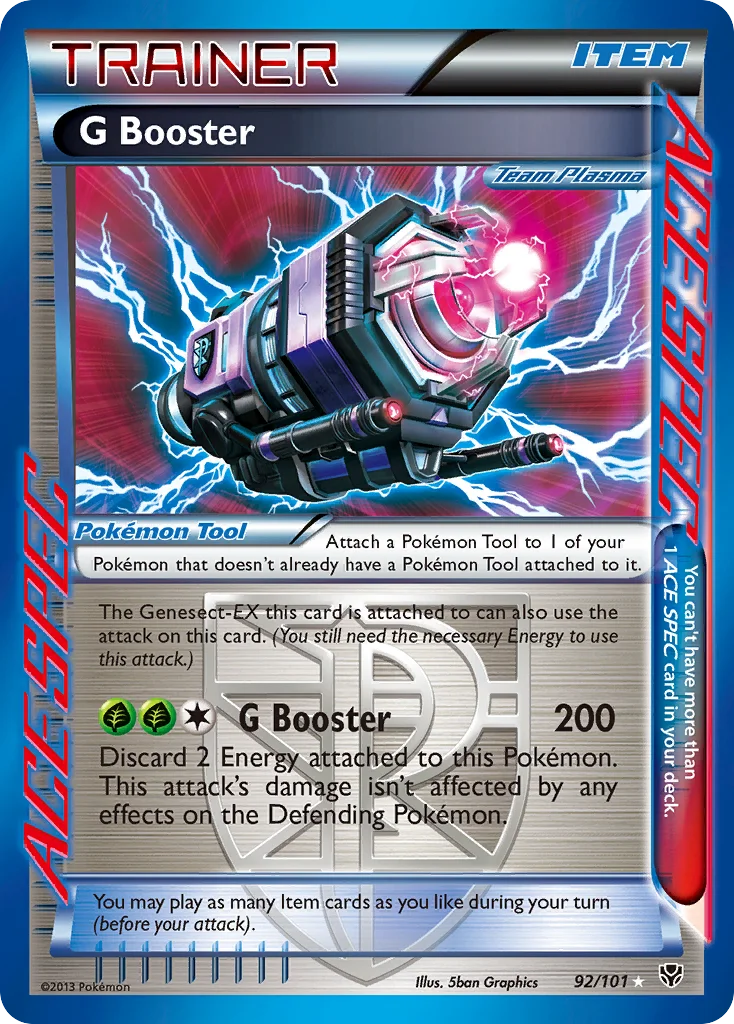 G Booster Pokemon card