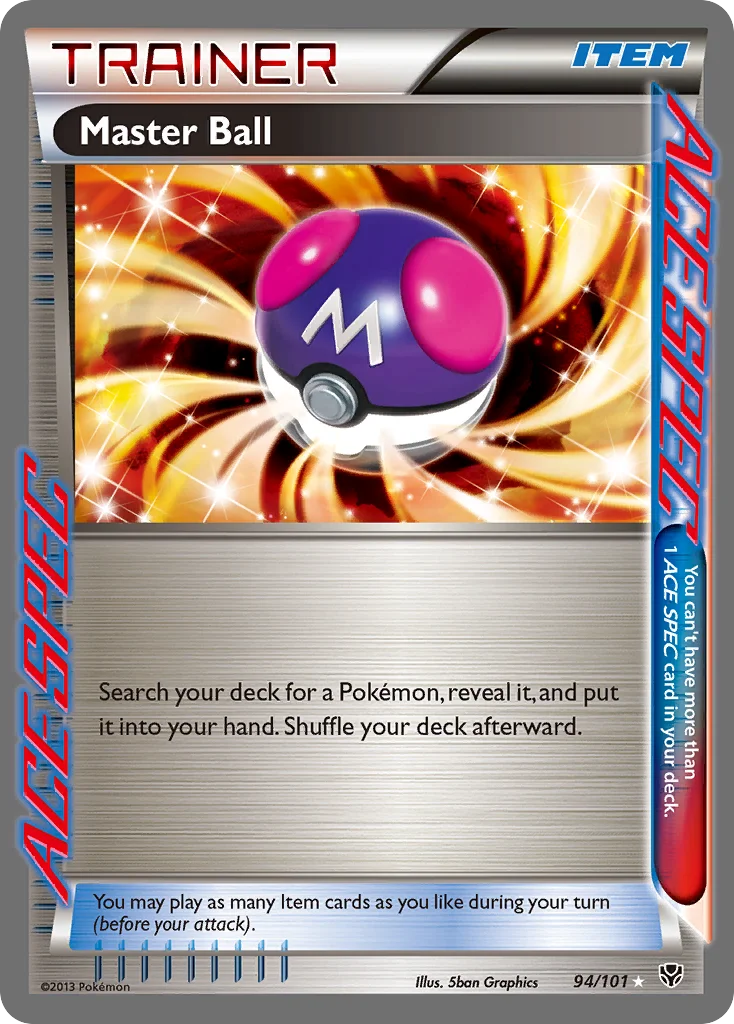 Master Ball Pokemon card
