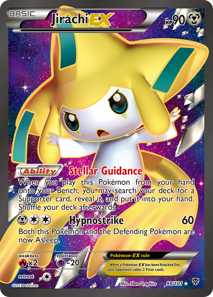 Jirachi-EX Pokemon card