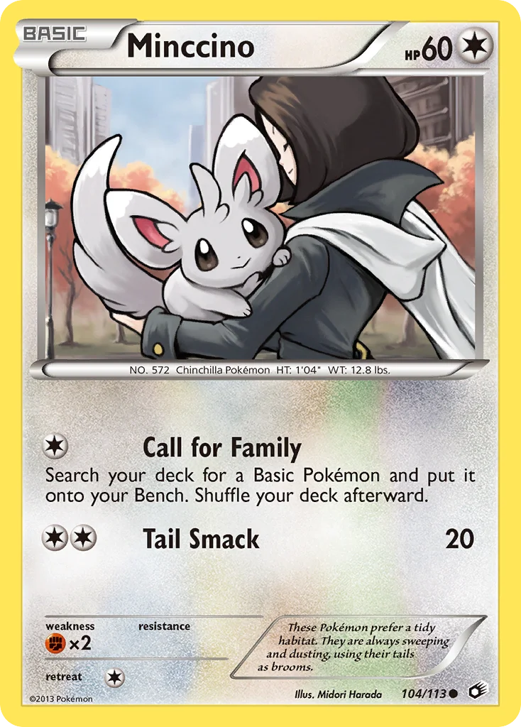Minccino Pokemon card