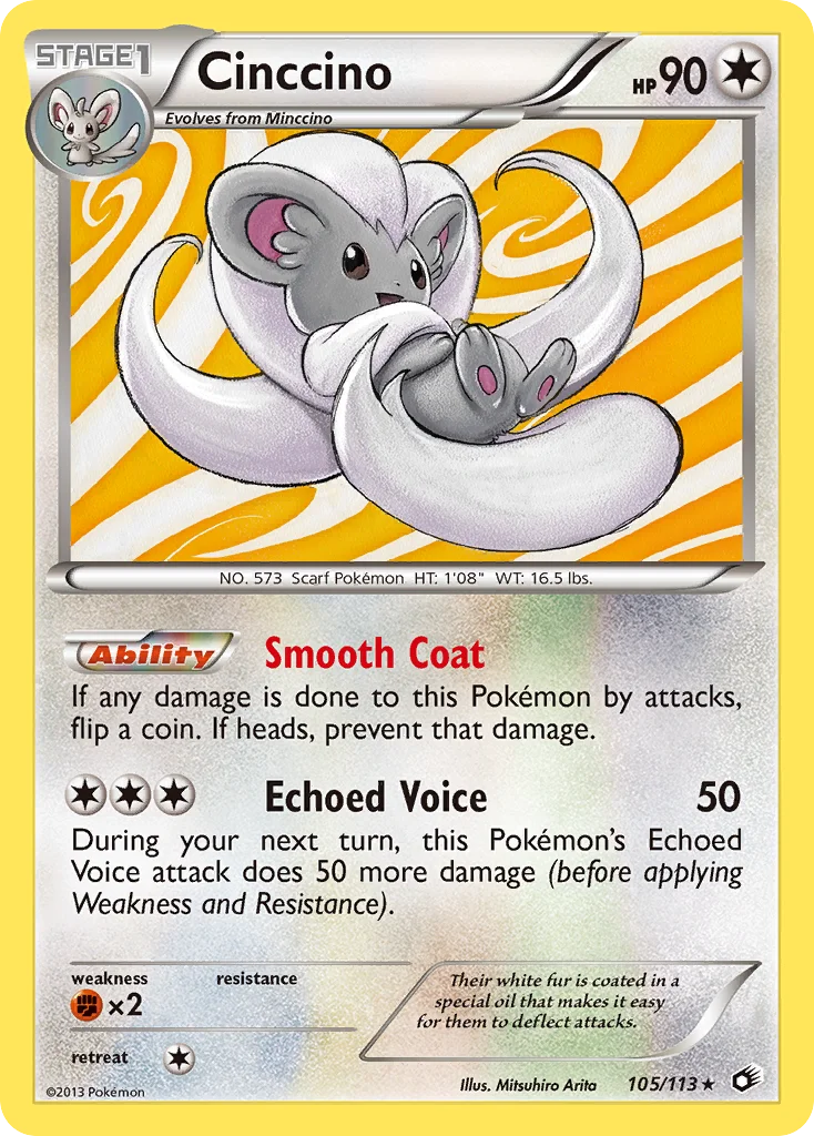 Cinccino Pokemon card