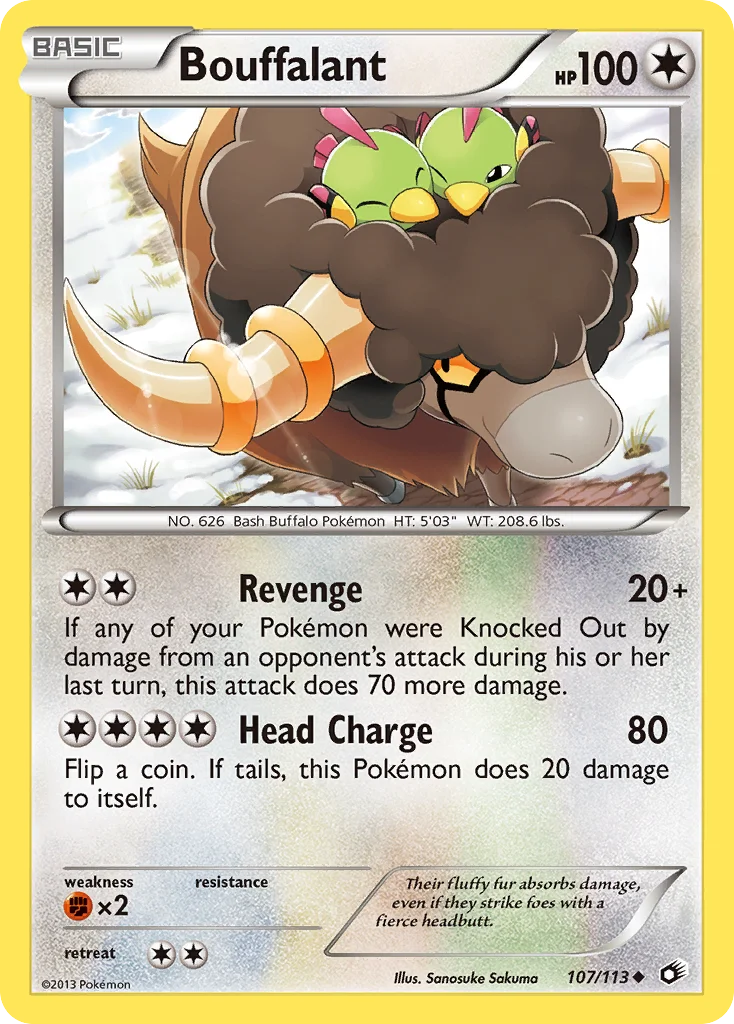 Bouffalant Pokemon card