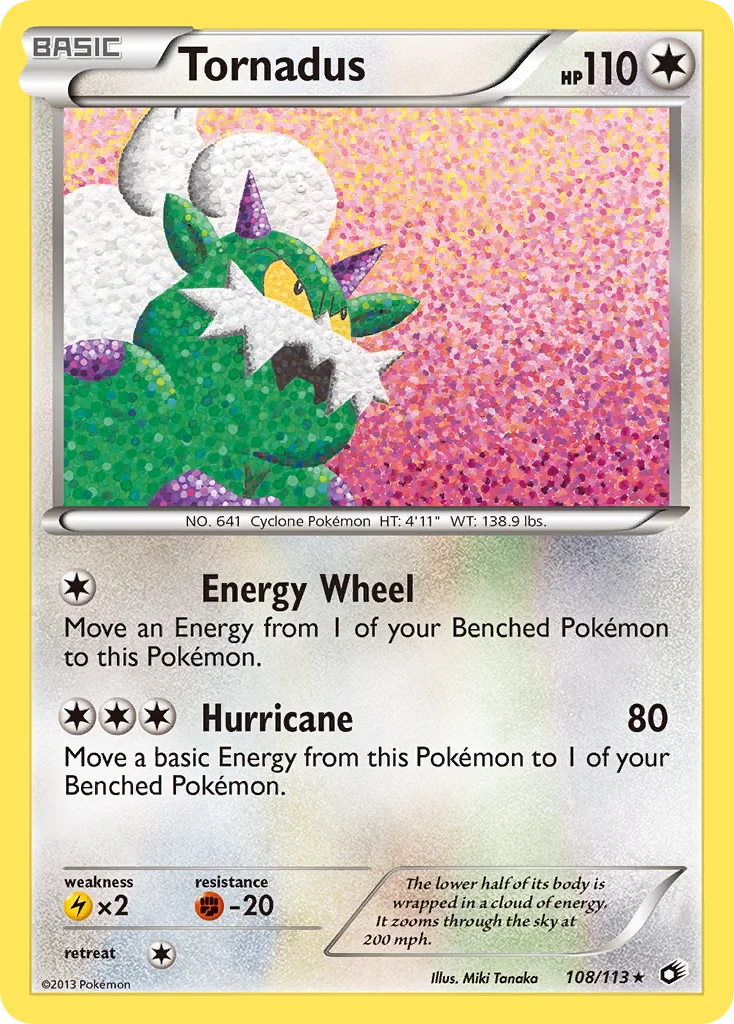 Tornadus Pokemon card