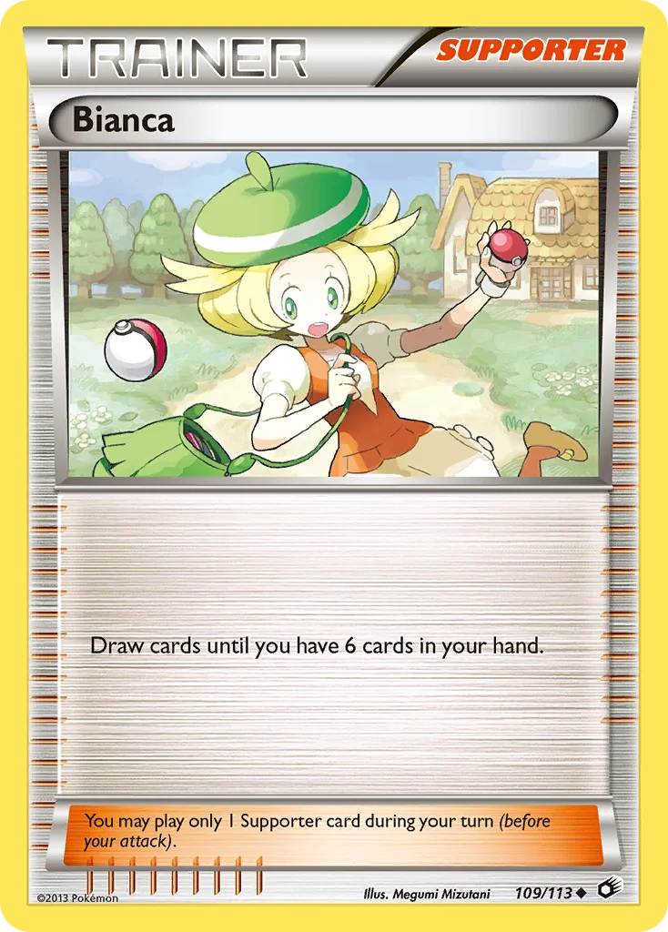 Bianca Pokemon card