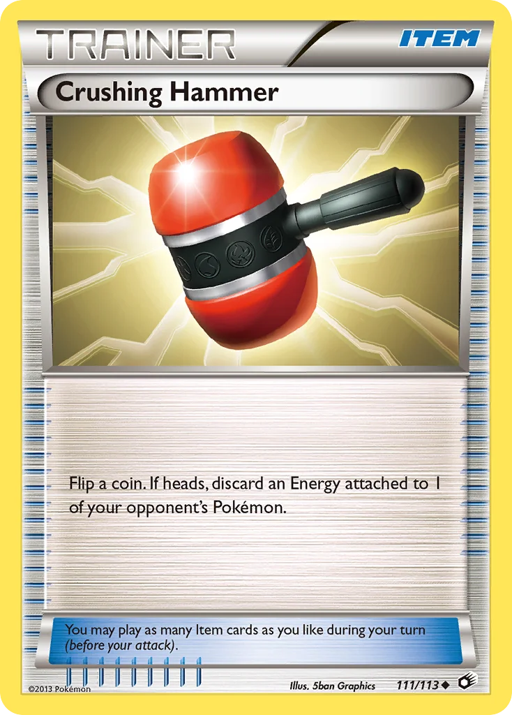 Crushing Hammer Pokemon card