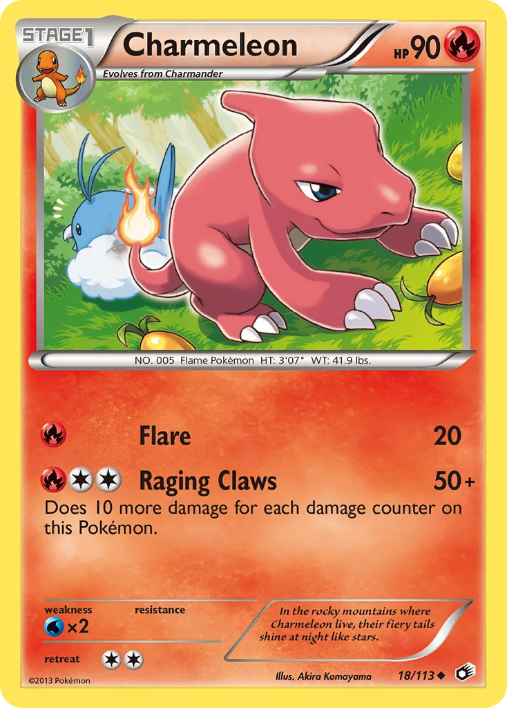 Charmeleon Pokemon card