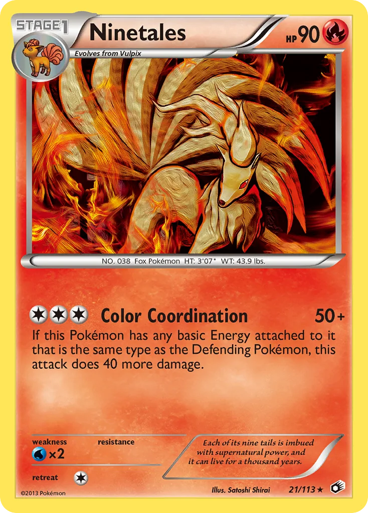 Ninetales Pokemon card