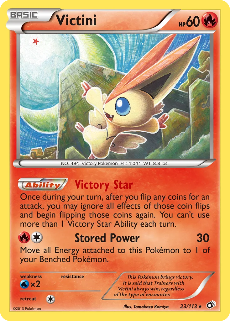 Victini Pokemon card