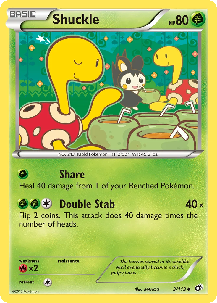 Shuckle Pokemon card