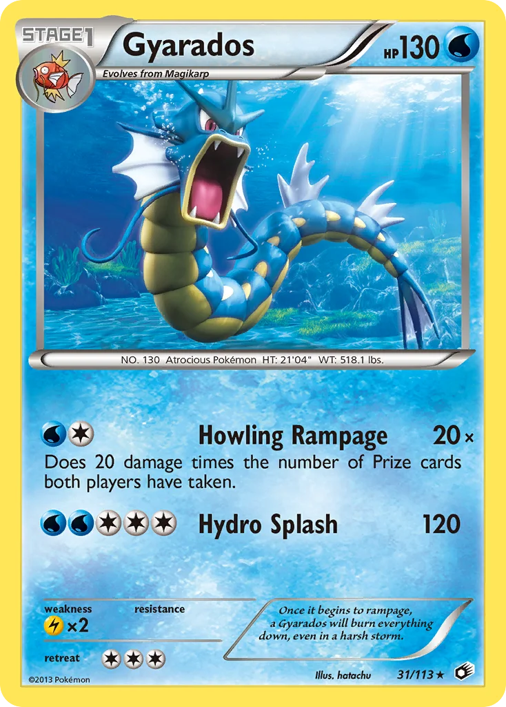 Gyarados Pokemon card