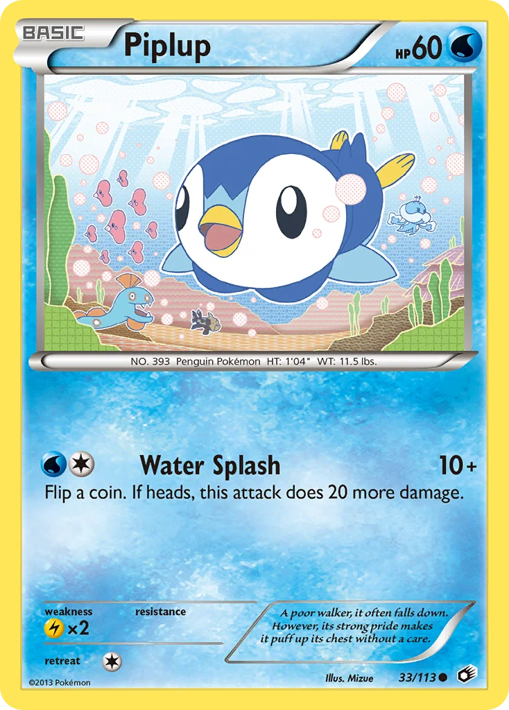 Piplup Pokemon card