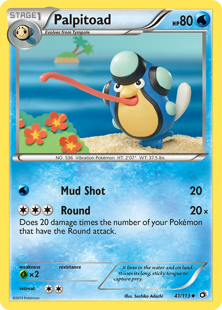 Palpitoad Pokemon card