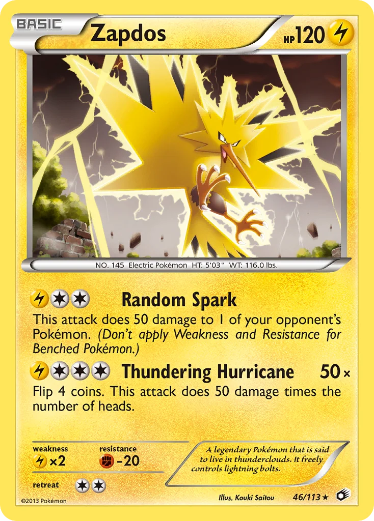 Zapdos Pokemon card