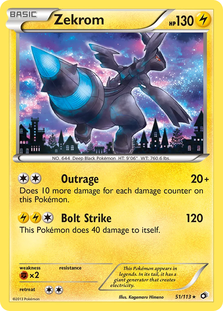 Zekrom Pokemon card