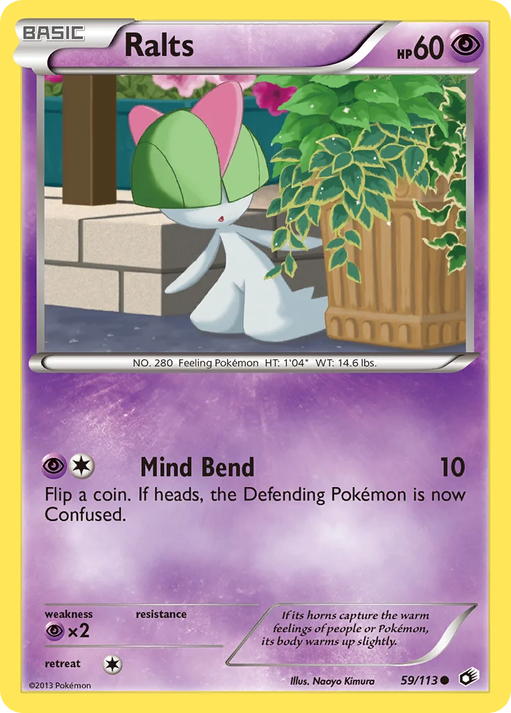 Ralts Pokemon card