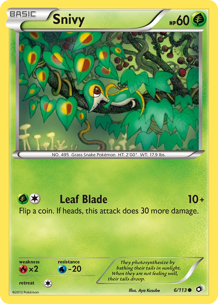 Snivy Pokemon card