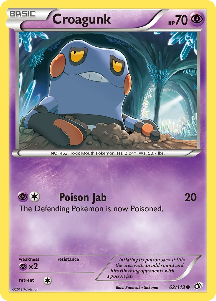 Croagunk Pokemon card