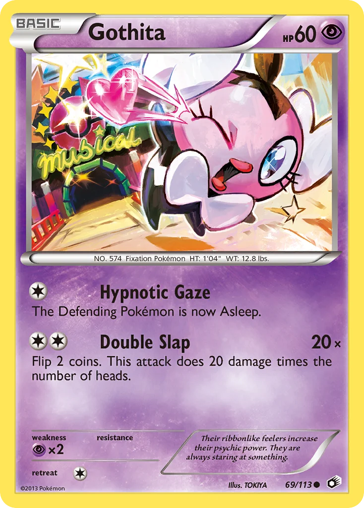 Gothita Pokemon card