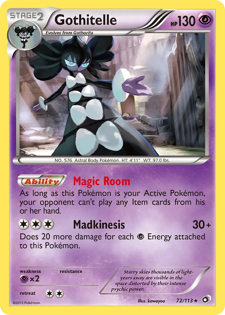 Gothitelle Pokemon card
