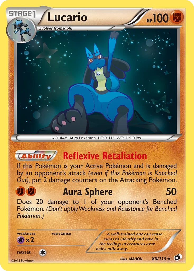 Lucario Pokemon card