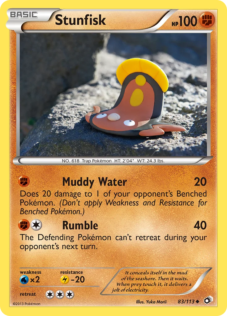 Stunfisk Pokemon card