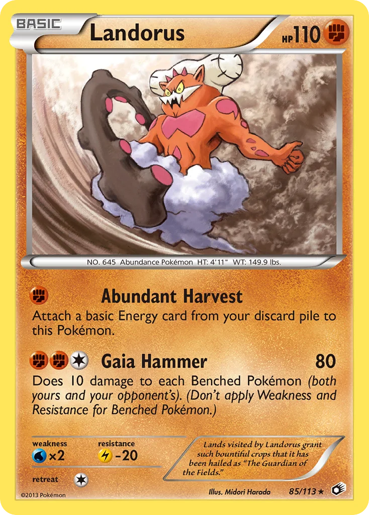 Landorus Pokemon card