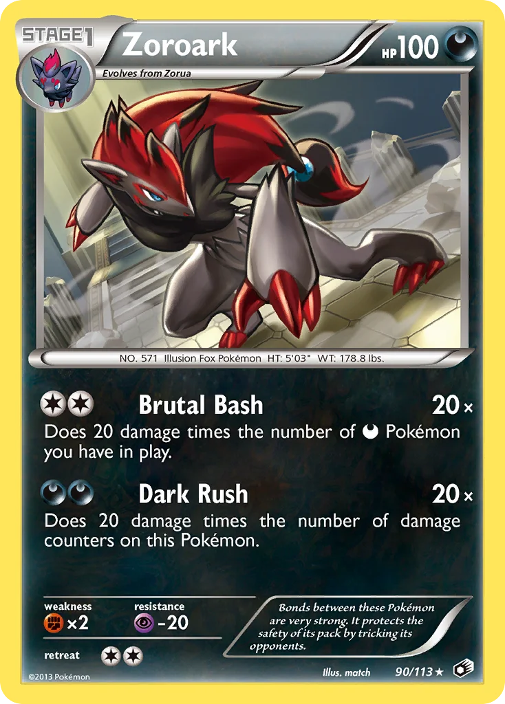 Zoroark Pokemon card