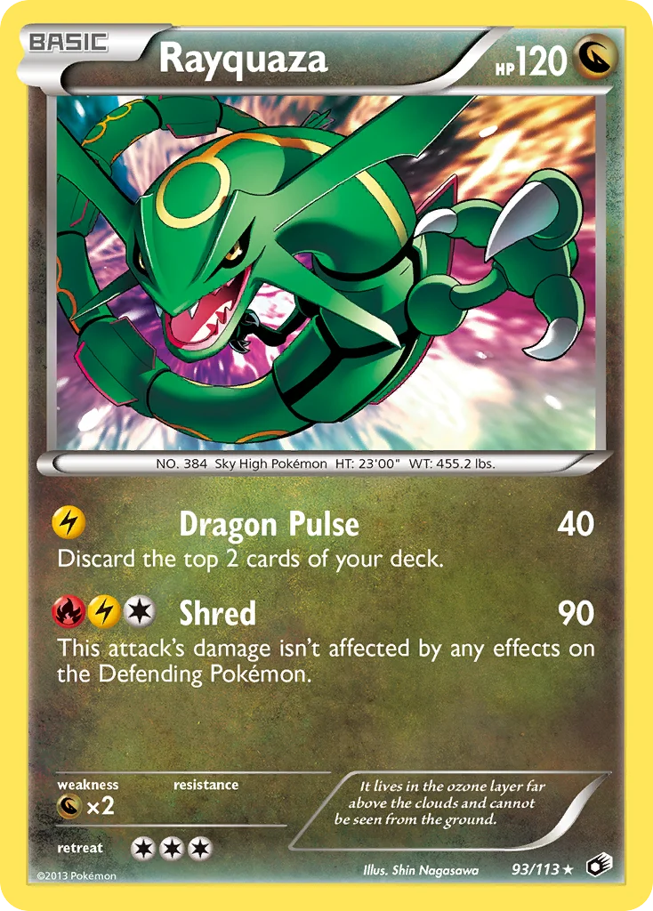 Rayquaza Pokemon card