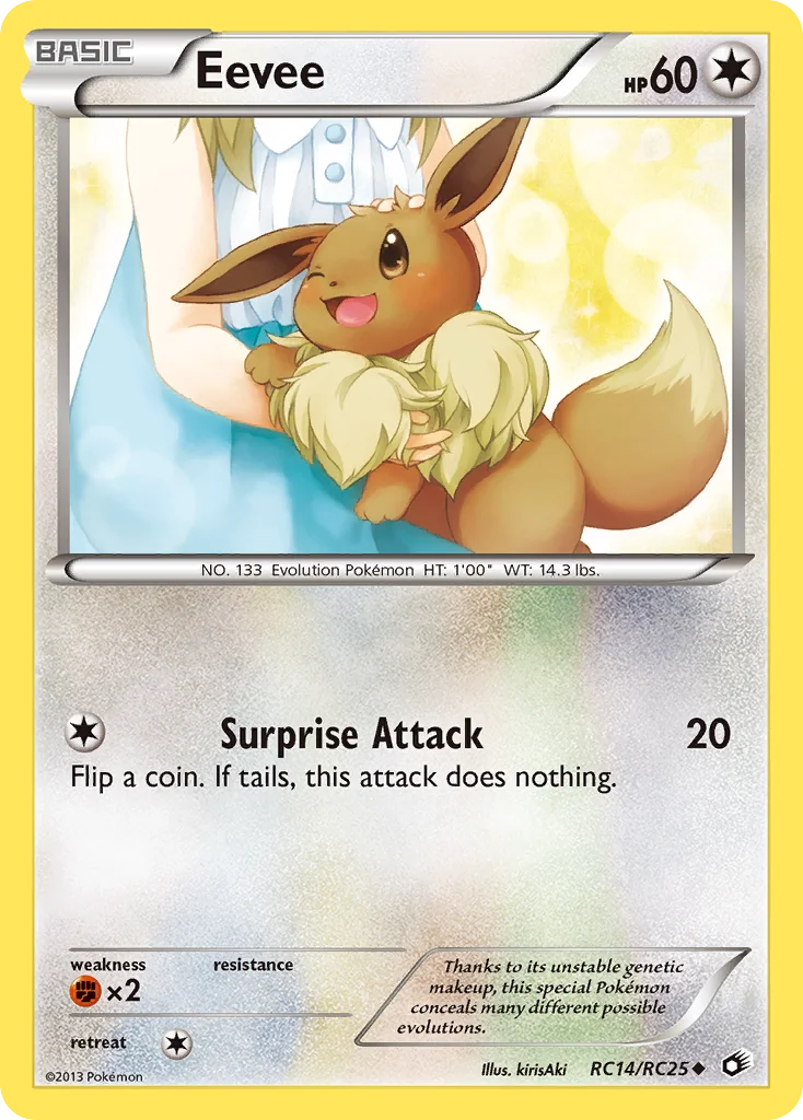 Eevee Pokemon card