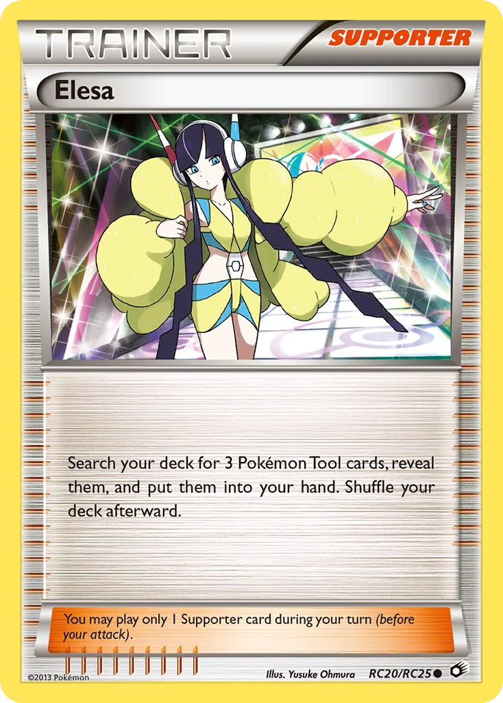 Elesa Pokemon card