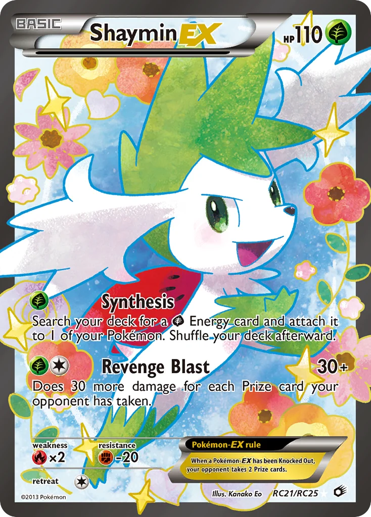 Shaymin-EX Pokemon card